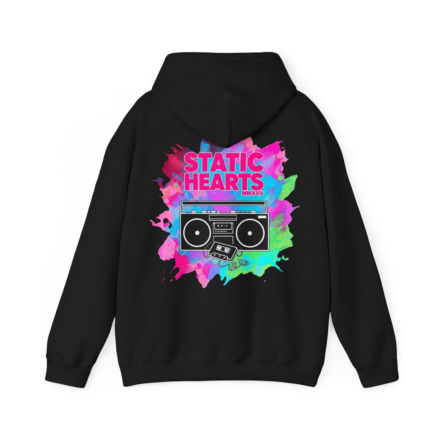 Neon Splash Logo Hoodie
