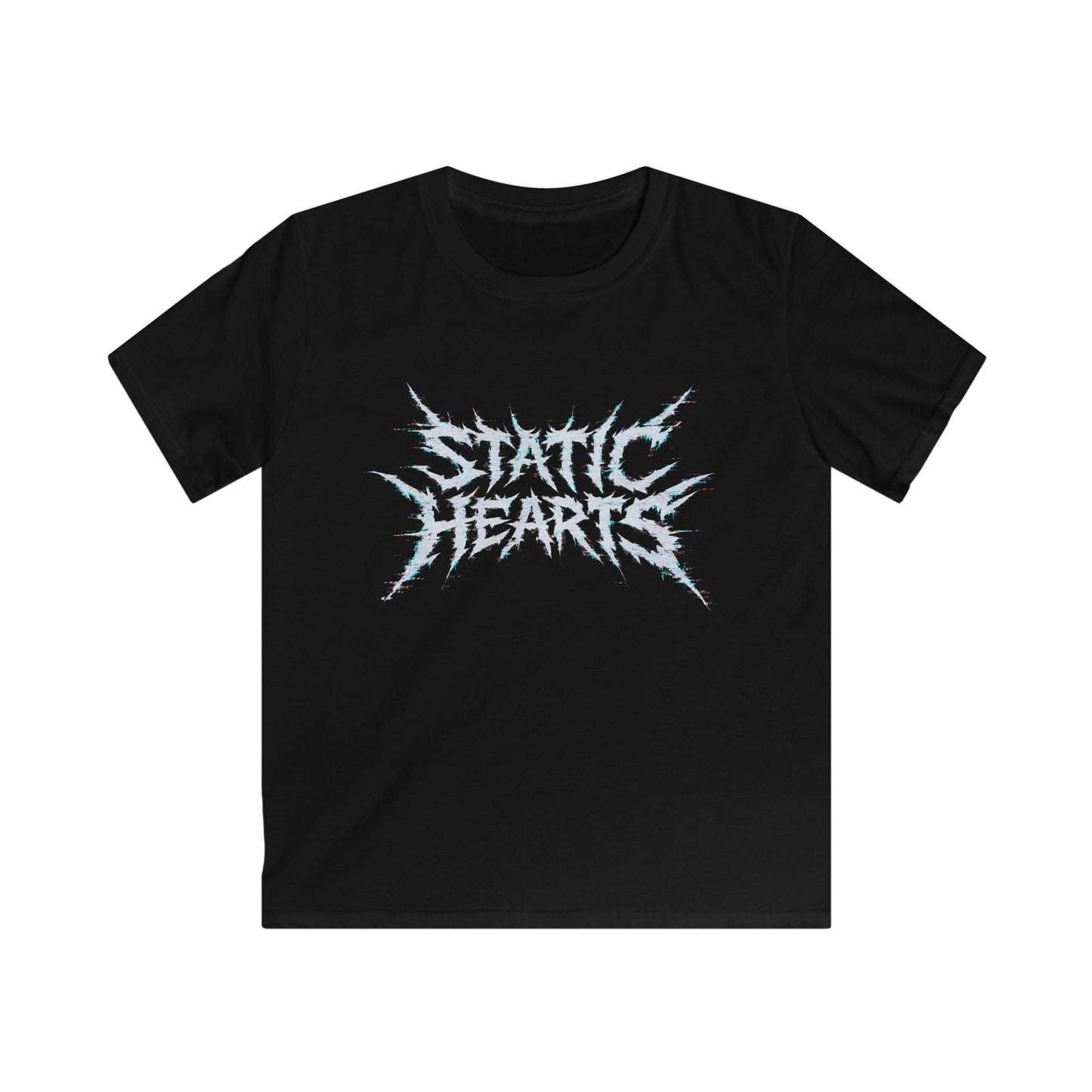 Kids Static Hearts Metal Tee