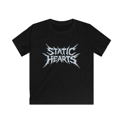 Kids Static Hearts Metal Tee