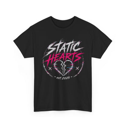 Static Hearts Logo T-Shirt