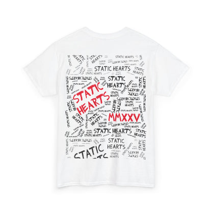 Static Hearts Scribble T-shirt