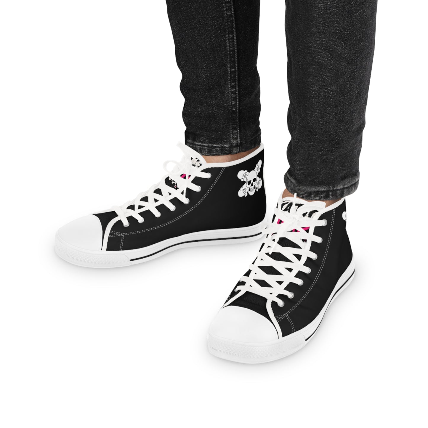 Skull & Skateboards Hi Top Trainers