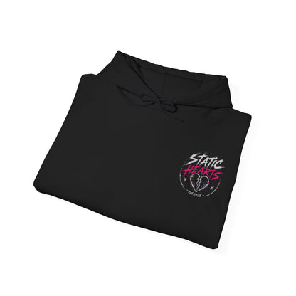 Neon Splash Logo Hoodie