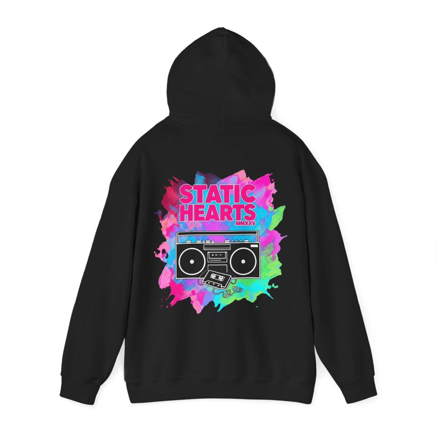 Neon Splash Logo Hoodie