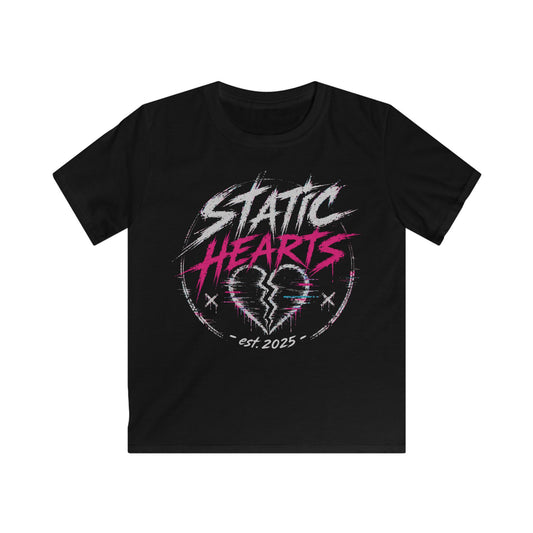 Kids Static Hearts Tee