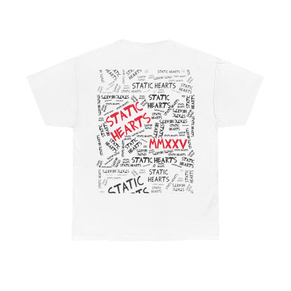 Static Hearts Scribble T-shirt